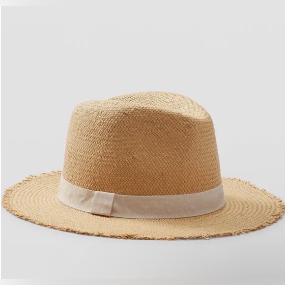 NWT Hat Attack Travel Straw Fedora Hat Toast Hats